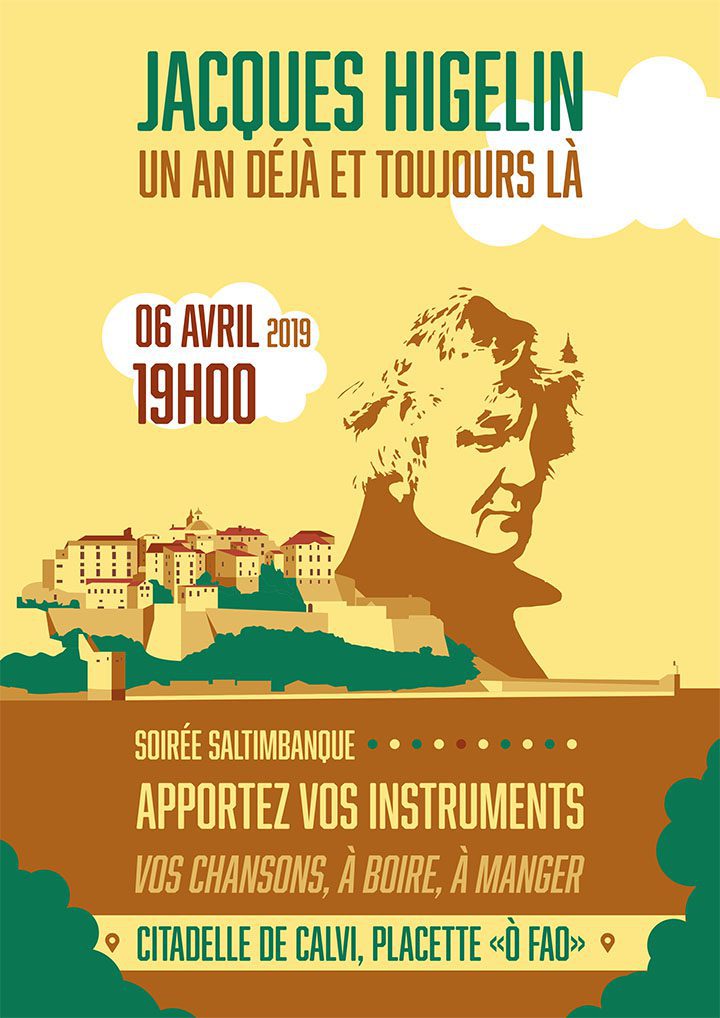 Affiche soirée Higelin